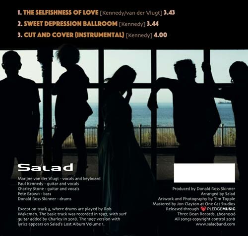 Salad | The Selfishness of Love | CD Back